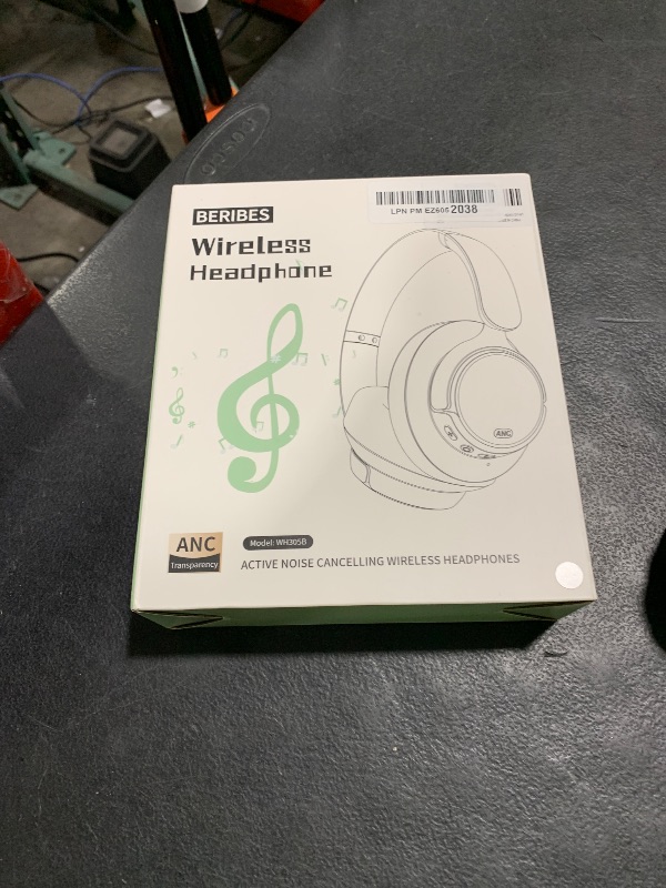 Photo 1 of BERIBES Upgraded Hybrid Active Noise Cancelling Wireless Headphones with Transparent Modes,70H Playtime Bluetooth Headphones Wireless with Mic, Deep Bass,3.5MM Cable,Soft-Earpads,Fast Charging-Silver