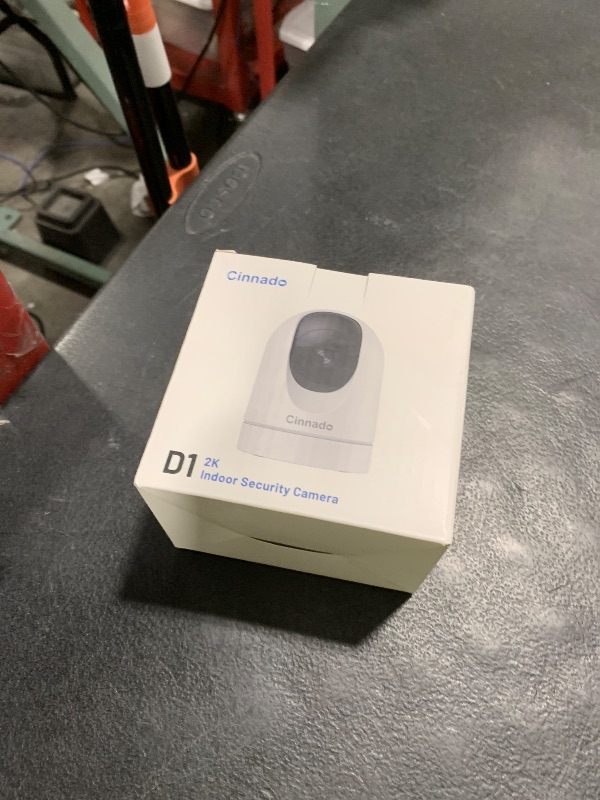 Photo 1 of Cinnado Security Camera Indoor-2K 360° WiFi Cameras for Home Security?Pet/Dog/Baby Camera with Phone app, 2-Way Audio, Night Vision, 24/7 SD Card Storage, Works with Alexa & Google Home (2.4Ghz)-D1