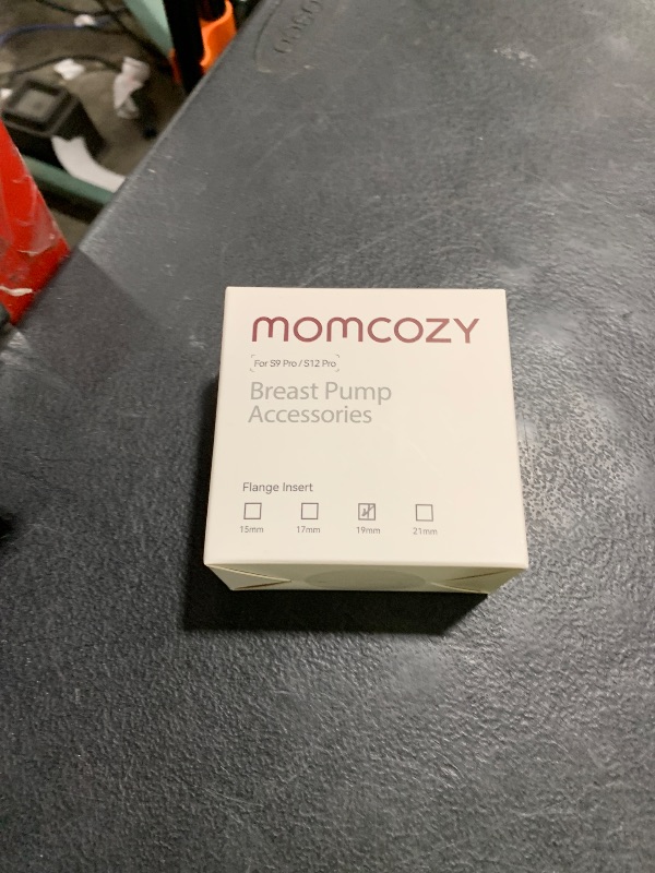 Photo 1 of Momcozy Flange Insert 19mm Compatible with 24mm Flange/Shield of Most Pumps, Insert for Breast Pump Replacement Accessories, 4PCS 19mm
