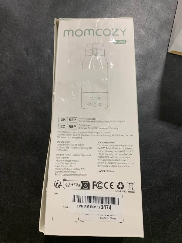 Photo 1 of Momcozy Portable Milk Warmer for Travel – Dual Heating Modes for Breast Milk & Water, Portable Bottle Warmer with Fast Heating & Long Battery Life, 17 Ounces Large Capacity to Meet Your All-Day Needs