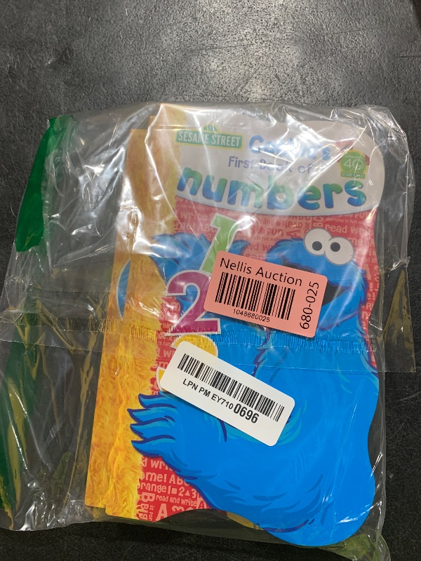 Photo 1 of Sesame Street First Books Series; BIG Bird's Letters, Abby's Shapes, Elmo's Colors, Cookie's Numbers [Board Book Hardcovers, 4 Books]