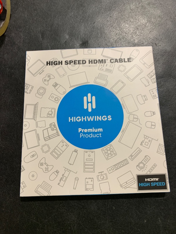 Photo 1 of Highwings 8K@60 Long HDMI Cable 13FT, 48Gbps 2.1 High Speed Gaming HDMI Cord 4K120 144Hz RTX 3090 eARC HDCP 2.2&2.3 Compatible for PS5, SoundBar, AVR, UHD TV