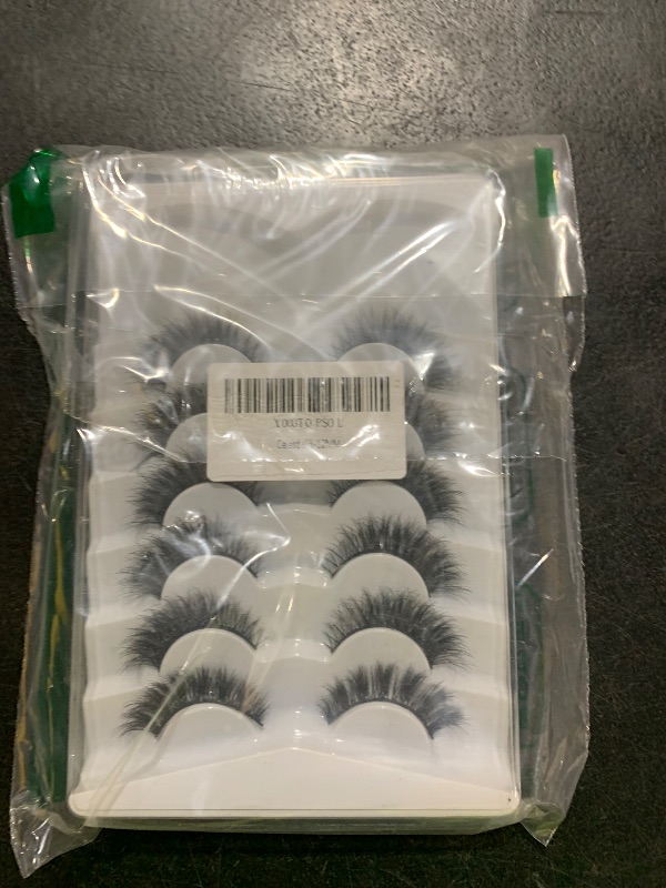 Photo 1 of Pooplunch False Eyelashes Extension Volume Cat Eye Look Natural Wispy Short Volume 8D Fake Eyelashes Faux Mink Strip Lashes 7 Pairs Pack