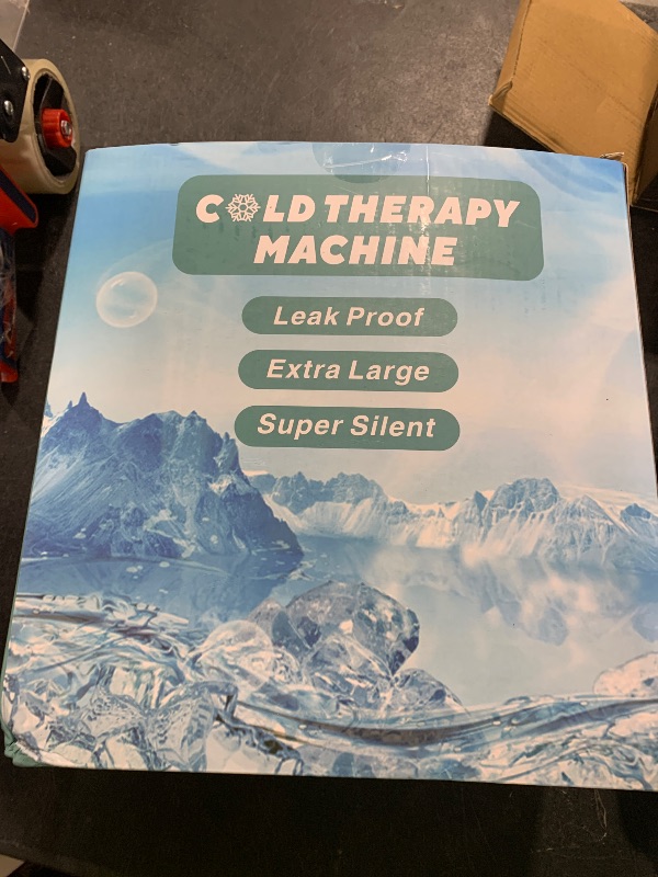 Photo 1 of Cold Therapy Machine for Knee Replacement, Ice Machine for Knee After Surgery, Easy to Use Cryotherapy System, Also for Shoulder