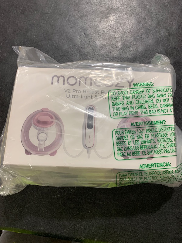Photo 1 of Momcozy Breast Pump V2 Pro Ultra-Lightweight, Hands-Free & Portable Wearable Pump with Upgraded Integrated DoubleFit Flange, Quiet & Leak-Proof Electric Pump, 3 Modes|9 Levels, 17/19/21/24mm