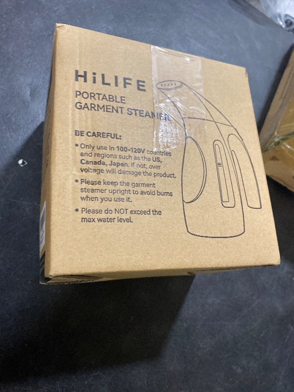 Photo 1 of HiLIFE Steamer for Clothes, Portable Handheld Design, 240ml Big Capacity, 700W, Strong Penetrating Steam, Removes Wrinkle, for Home, Office(ONLY FOR 120V)