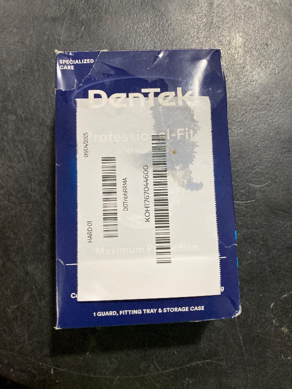 Photo 1 of DenTek Professional-Fit Dental Guard, Mouth Guard for Grinding Teeth at Night, 1 Count