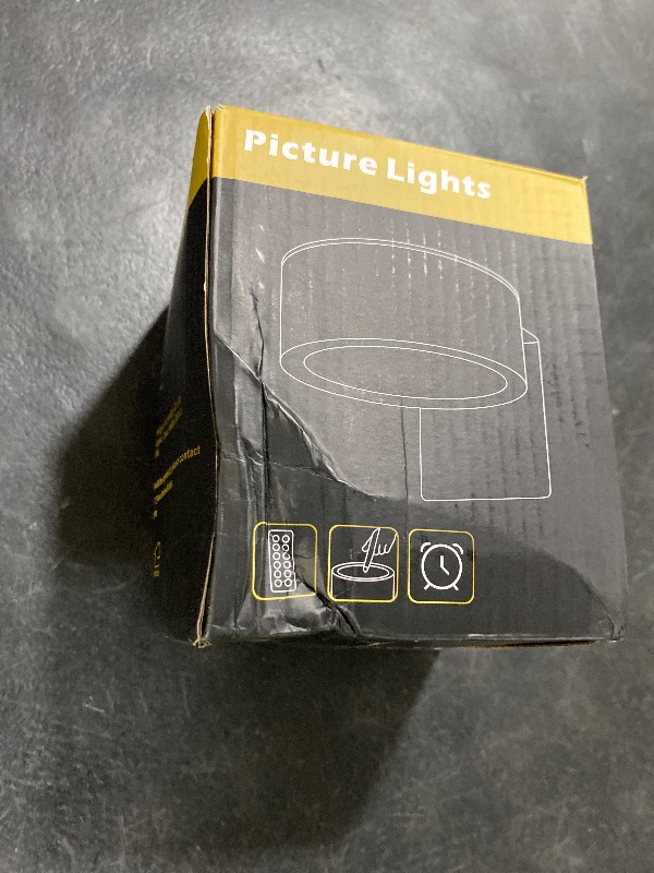 Photo 1 of 3-Pack Picture Lights for Wall, Rechargeable Battery Operated Led Painting Light with Remote Dimmable ? Timer, 3 Lighting Modes Magnetic Art Display Light, Wall Decorative Lighting for Picture,Frame