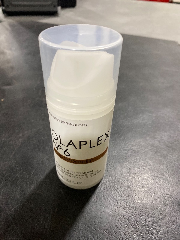 Photo 1 of Olaplex No. 6 Bond Smoother, Leave-In Styling Hair Cream Treatment, Smooths, Conditions, & Strengthens, Frizz Control for Up to 72 Hours, For All Hair Types, 3.3 fl oz