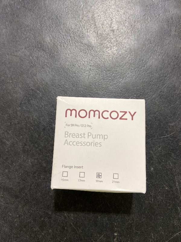 Photo 1 of Momcozy Flange Insert 19mm Compatible with 24mm Flange/Shield of Most Pumps, Insert for Breast Pump Replacement Accessories, 4PCS 19mm