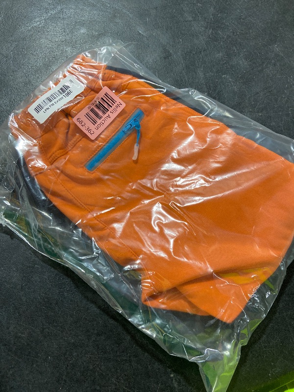 Photo 1 of linlon Kids Boy's Snow Waterproof Pants Youth Fleece Lind Hiking Softshell Warm Insulated Trousers,9056-Orange-M