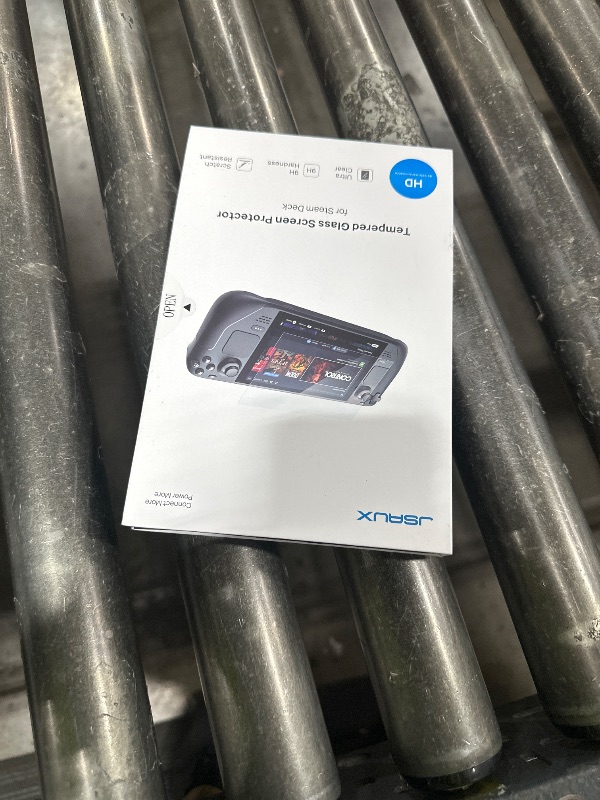Photo 1 of JSAUX 2-Pack Screen Protector for Steam Deck, Ultra HD Glass Protector 9H Hardness Easy to Install with Guiding Frame Scratch Resistant Tempered Glass for Steam Deck OLED, Come with Toolkits