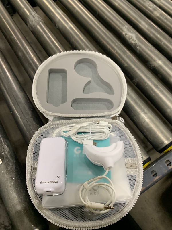 Photo 1 of GLO Science So Brilliant Teeth Whitening Kit – Patented Warming Mouthpiece with LED Light Technology, Whitening Gel w/ 6% Hydrogen Peroxide, Lip Balm – Fastest Way to Whiter Teeth, Sensitivity Free