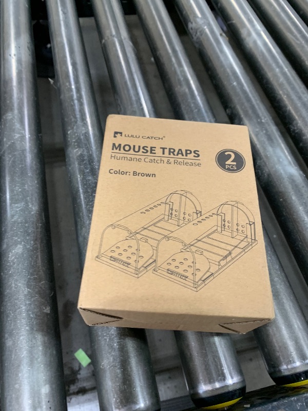 Photo 1 of LULUCATCH Humane Mouse Traps 2 Pack, Live Mouse Traps, Catch and Release Mouse Traps Indoor for Home, Reusable with Cleaning Brush, No Kill Mole Squirrel Rat Traps for House & Outdoors, Pet Safe