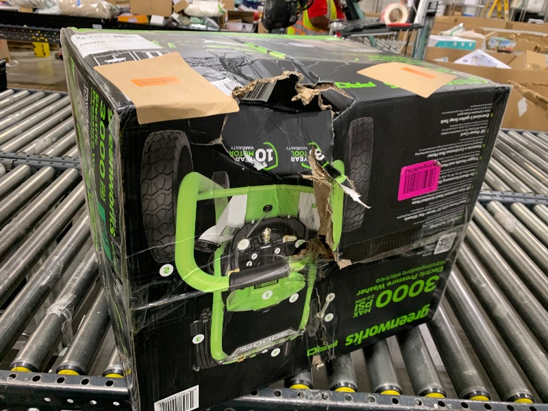 Photo 1 of Greenworks 3000 PSI 2.0 GPM Electric Cold Water Pressure Washer with 5 Spray Nozzles - 5113902
