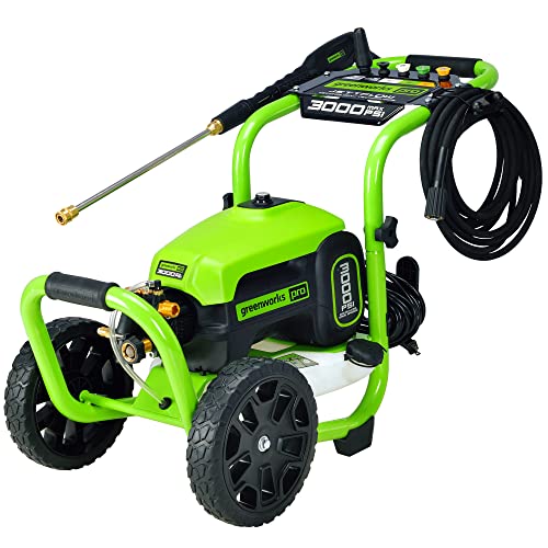 Photo 1 of Greenworks 3000 PSI 2.0 GPM Electric Cold Water Pressure Washer with 5 Spray Nozzles - 5113902
