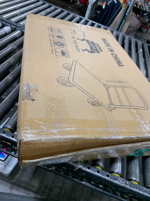 Photo 1 of Heavy Duty Platform Truck Flat Moving Cart Hand Trucks,2000Lbs Steel Push Cart Dolly, 36 x 24in Large Flatbed with 5'' 360 Degree Swivel Wheels for Easy Storage