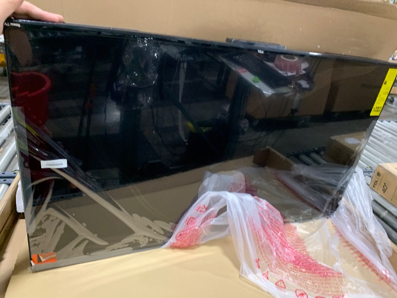 Photo 1 of [SOLD FOR PARTS ONLY] TCL 43-Inch Class S4 4K LED Smart TV with Roku TV (43S450R, 2023 Model), Dolby Vision, HDR, Dolby Atmos, Works with Alexa, Google Assistant and Apple HomeKit Compatibility, Streaming UHD Television