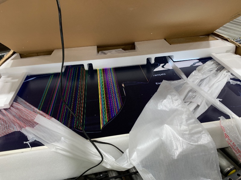 Photo 1 of [SOLD FOR PARTS ONLY] TCL 55-Inch Class NXTVISION Series QLED 4K UHD Google Smart TV Canvas Style Art Frame TV - QLED, 120hz, Matte Anti-Glare Screen, Free Bezel and Frame, Atmos, Free Art Included (55A300W, 2024 Model)
