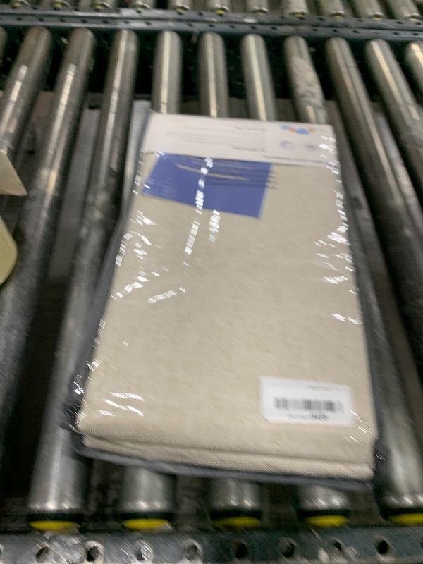 Photo 1 of 100% Blackout Shield Linen Blackout Curtains for Bedroom 63 Inches Long, Back Tab/Rod Pocket Living Room Drapes, Thermal Insulated Blackout Curtains 2 Panels Set, 50" W x 63" L, Oatmeal