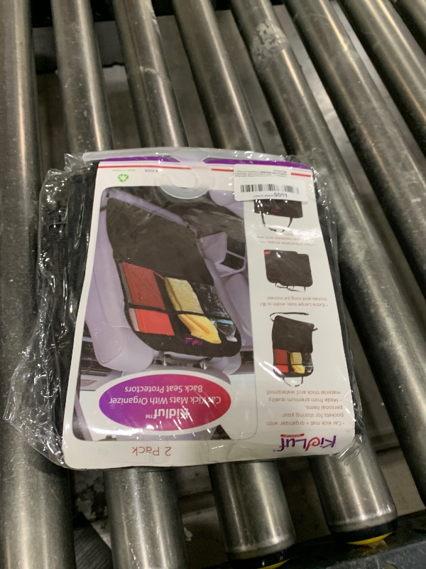Photo 1 of AutoMuko Kick Mats With Organizer - Premium Thick Waterproof Quality Seat Back Protectors - Extra Long Size with Adjustable Straps - Car Seat Back Protectors (2 Pack) 1 Year Limited Warranty