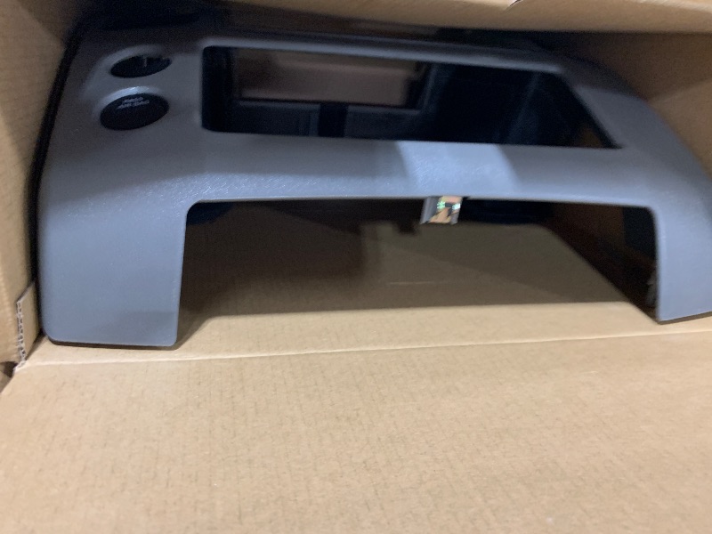 Photo 1 of Rldym Center Dash Console Instrument Panel Cluster Lid Bezel 68259-ZP16D Compatible with 2005-2020 Nissan Frontier, Replacement for 68259ZP16D, Center Dash Console Panel Trim (Gray)