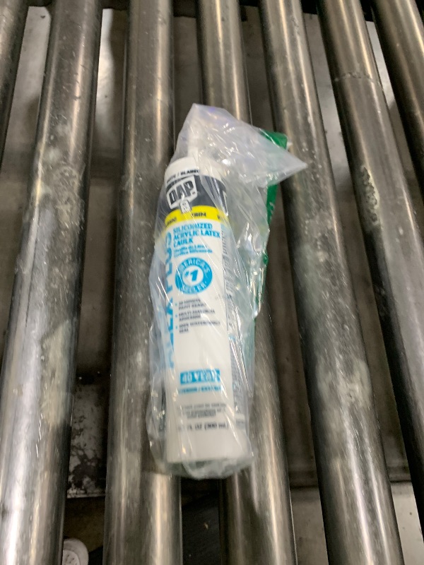 Photo 1 of DAP Alex Plus Acrylic Latex Caulk, White, 10.1 Oz (7079818152)