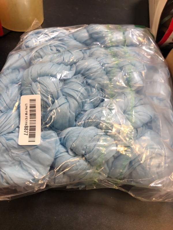 Photo 1 of 10 Pack Light Blue Cheesecloth Table Runner 17x108 Inch Boho Gauze Cheese Cloth Table Runners for Wedding Party Baby Shower Birthday Home Decor