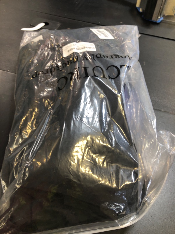 Photo 1 of 10X12ft Black Backdrop, LCUIRC Photo Backdrop Curtain Polyester Background for Portraits Pet Photoshoot and Birthday Party Halloween Decoration