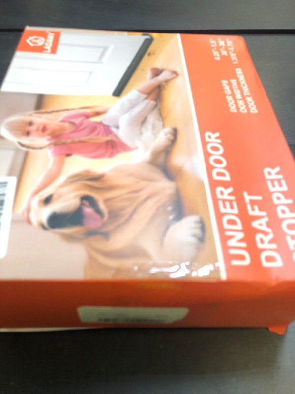 Photo 1 of (2 Pack) Under Door Draft Stopper, Under Door Blocker Size of Adjustable Size from 30" to 36", Easy Install,Gap Filler, Reduces Air Draft, Noise & Sound, Door Seal for Improved Insulation