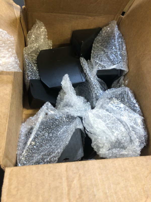 Photo 1 of HMCITY 120 LED Outdoor Solar Lights with Motion Sensor and 3 Lighting Modes, IP65 Waterproof Wide Solar Wall Lights Ideal for Garden Patio Yard (Front Button 8Packs, Daylight White, 6500K)