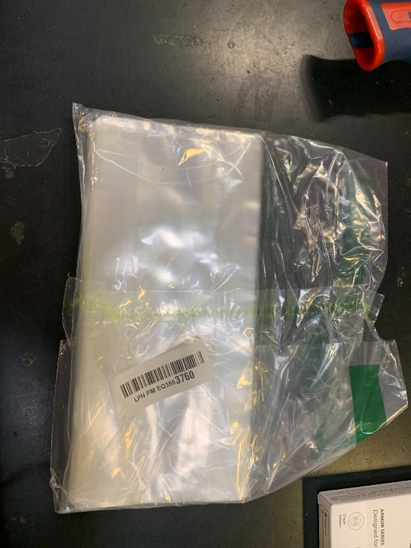 Photo 1 of 100 Bag Set - Gussett Style 4 Inch x 2 Inch x 9 Inch Cello Bags - Clear 1.5 MIL - No Content Included - Cello Bags only