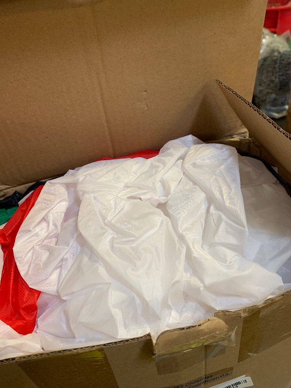 Photo 2 of Alupssuc 8 FT Christmas Inflatable Outdoor Decorations with LED Christmas Countdown Clock, Snowman Santa and Gingerbread Man, Lighted Blow Up Lawn Yard Clearance for Indoor Xmas Holiday Party Decor