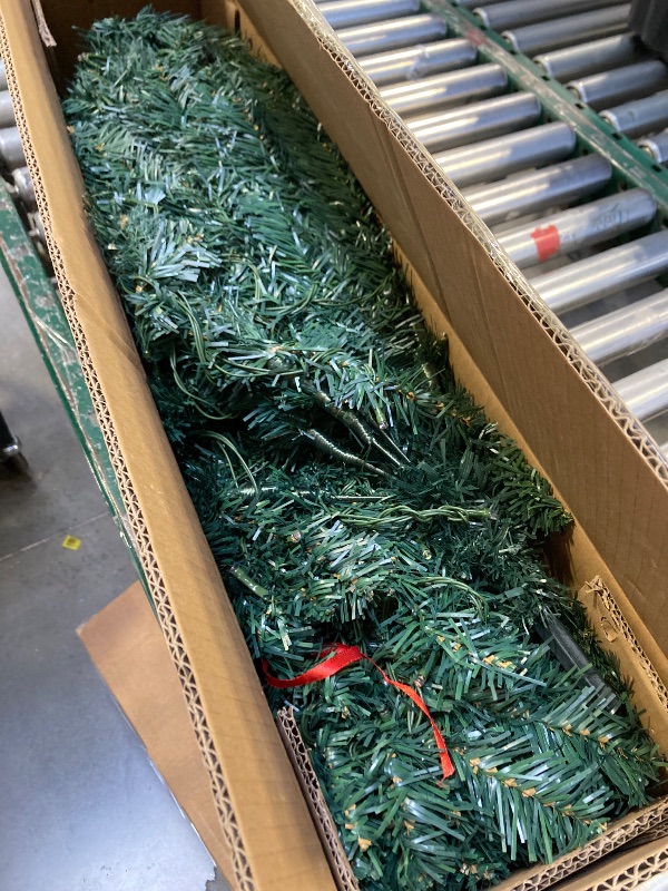 Photo 1 of 5' Pre-Lit Artificial Christmas Tree Premium Hinged w/ 150 LED