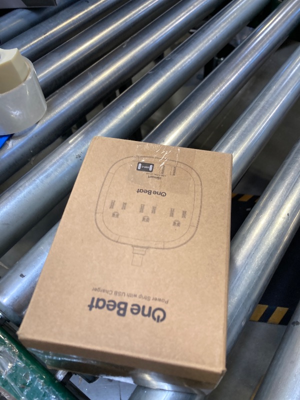 Photo 1 of 10Ft Flat Plug Power Strip, Ultra Thin Extension Cord - 3 Outlets 4 USB Ports (2 USB C) Desktop Charging Station, Cruise Ship Power Strip with No Surge Protection for Travel, Dorm Room Essentials