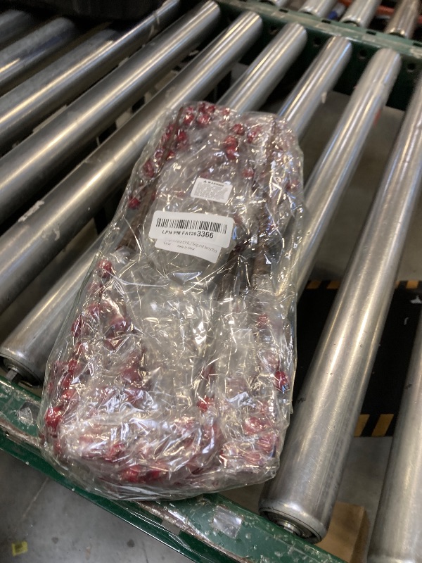 Photo 1 of 4 Pack ICY Red Berry Picks Artificial Christmas Berry Spray Iced Berry Stems Red Berry Twig Branches for Christmas Holiday Winter Floral Arrangement Centerpiece Seasonal Decoration 18.8" Tall