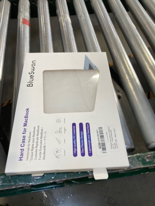 Photo 1 of BlueSwan Anti-Cracking Hard Shell Case Compatible with MacBook Pro 14-inch M5 2025 2024-2021 Release M4 M3 M2 M1 Pro/Max Chip, Anti-Fingerprint Soft TPU Bumper, Frosted White