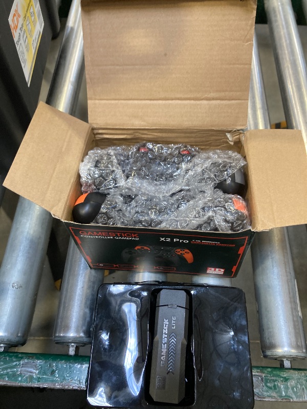 Photo 1 of X2 Pro Retro Game Stick 4K HDMI Gaming Console: 40,000+ Preloaded Games | Enhanced Game Helper Features | Plug & Play | Stick Controllers for Family & Adult Retro Gamers