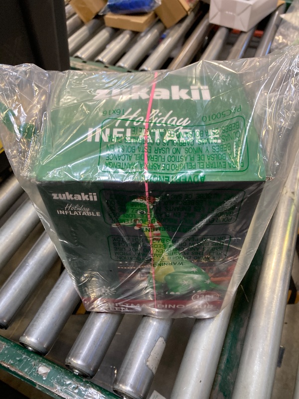 Photo 1 of 13FT Giant Dinosaur Christmas Inflatable Decorations, Built-in LED Lights, Strong Blower Huge Blow Up Yard Clearance Decor with Large Candy Cane Xmas Santa Hat Outdoor Indoor Holiday Party