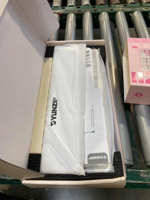 Photo 1 of YUNZII B87 Wireless Mechanical Keyboard,QMK/VIA Programmable,TKL Layout 87 Keys,BT/2.4G/USB-C,Hot Swap Gasket Mount RGB Backlit Gaming with Wrist Rest for Win/Mac (White Heart, Milk V2)