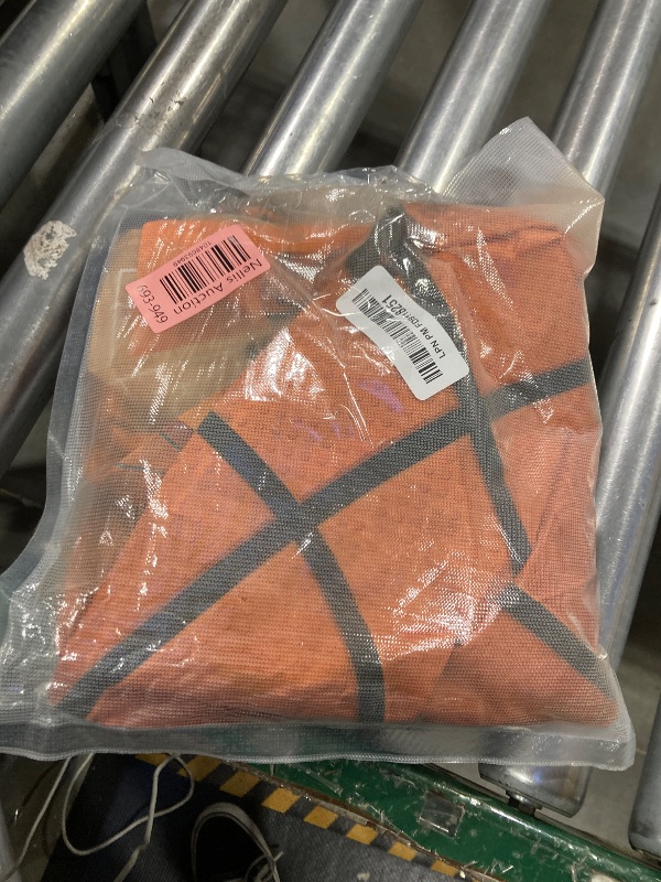 Photo 1 of 12 Pcs Soccer Party Favor Drawstring Bags - Sports Candy Treat Reusable Cloth Bags for Birthday, Football, Basketball, Baby Shower Decor Supplies (Basketball)