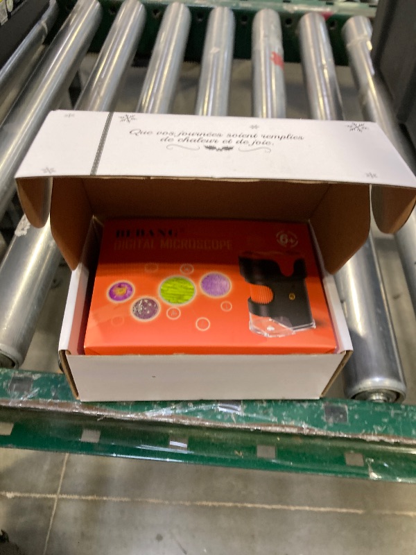 Photo 1 of 1000X Handheld Microscope for Kids 4K 2.0" Screen Rechargeable Mini Pocket Digital Microscopes w/Slides Kit Portable Edu Gift Age 4-6 8-12 Children Students