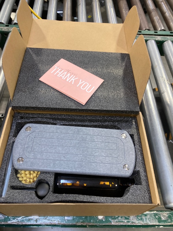 Photo 1 of [Luxury] Kitchen Soap Dispenser Set - 16OZ Amber Glass Bottle, Stainless Steel Pump, Instant Dry Tray, Waterproof Labels, Non-Slip Silicone Pad, and Dish Brush | Upgrade for Your Kitchen and Bathroom