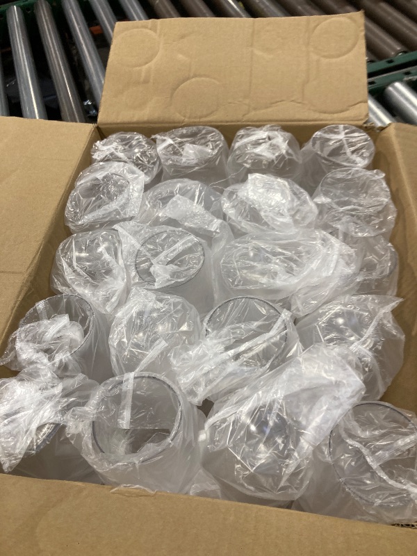 Photo 1 of 40 Pack 12oz Diamond Plastic Wine Glasses, Disposable Stemless Wine Cups - Shatterproof, Unbreakable & BPA-Free, Recyclable Drinkware for Wedding Reception, Birthday Party, New Year, Holidays & Events