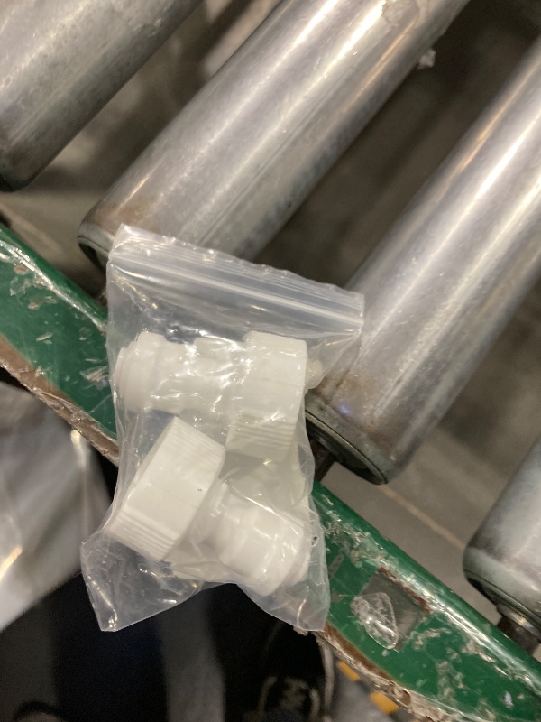 Photo 1 of 2 PCS Straight Npt Adapter 3/4" Female Thread to 1/4" Od Push to Connect Plastic Ro Fittings, Water Purifier Plastic Adapter Fittings Water Purifier Accessories for Ro Systems Purifiers Filters