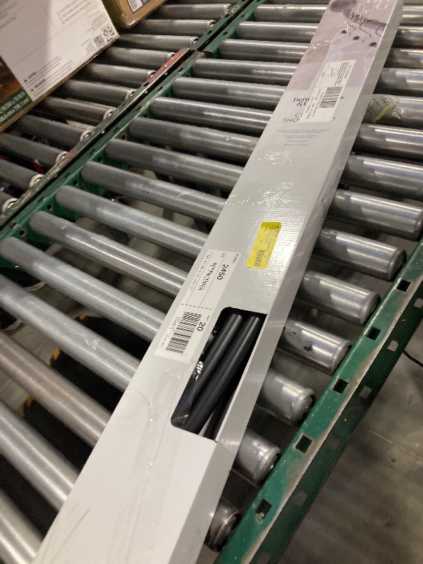 Photo 1 of  Abiglifty Curved Shower Curtain Rod, 43-78 Inches Adjustable Shower Curtain Rod, Rustproof, Round Extra Wide Shower Rod for Bathroom, Bathtub, Stall, Need to Drill,Black 