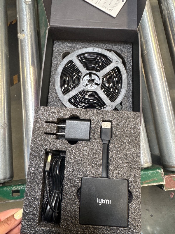 Photo 1 of Lytmi TV LED Backlight with HDMI 2.0 Sync Stick Immersive RGBIC Backlight for 25-55 inch TVs Plug and Play Cuttable TV Light Strips Sync TV Lights for Games Music Movies LDD31