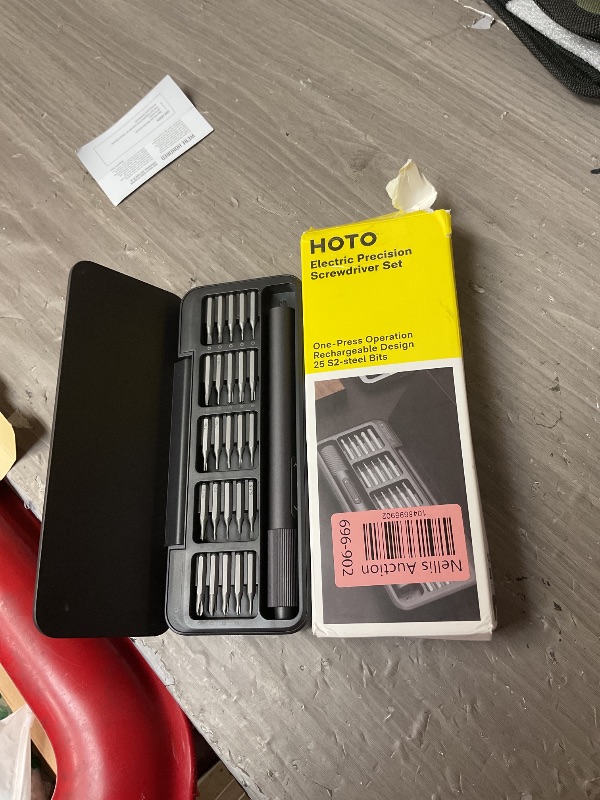Photo 1 of HOTO 25-in-1 Mini Electric Screwdriver, 3.7V Precision Screwdriver Set, USB-C Rechargeable, Compact Magnetic Tool for Phone, Laptop, Camera, DIY Projects, Electronics Repair