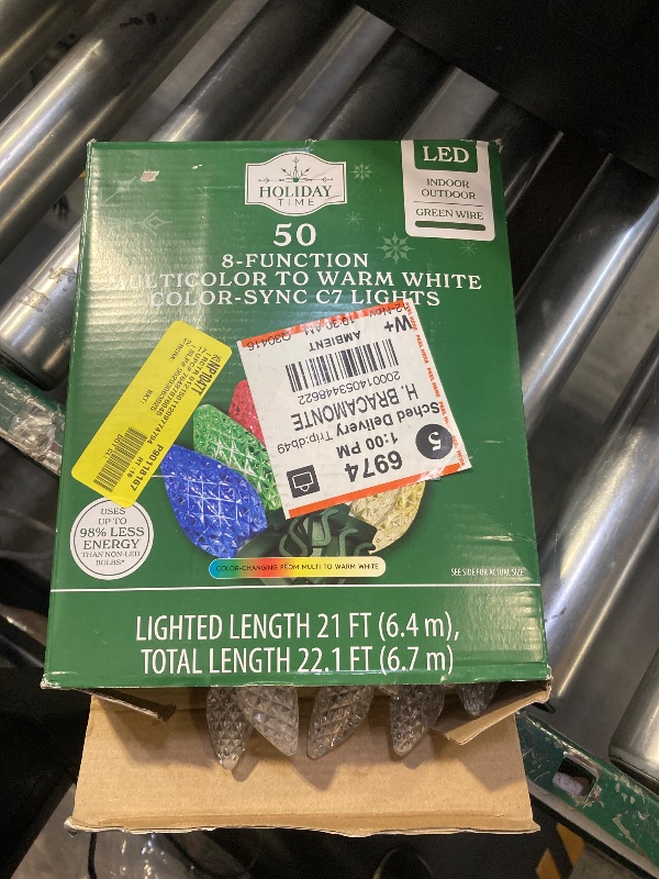 Photo 1 of 50 8-Function Multicolor To Warm Lights C7 Lights 