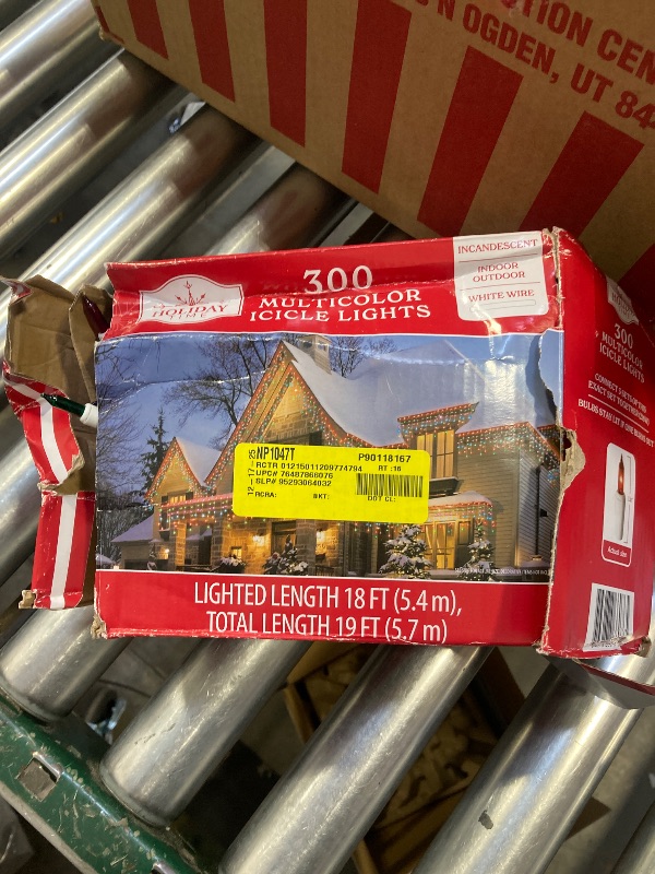 Photo 1 of 300 Multicolor Icicle Lights